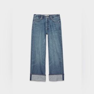Denim Forum The '90s Vintage Lo-Rise Cuffed Jean✨brand new ✨worn once✨